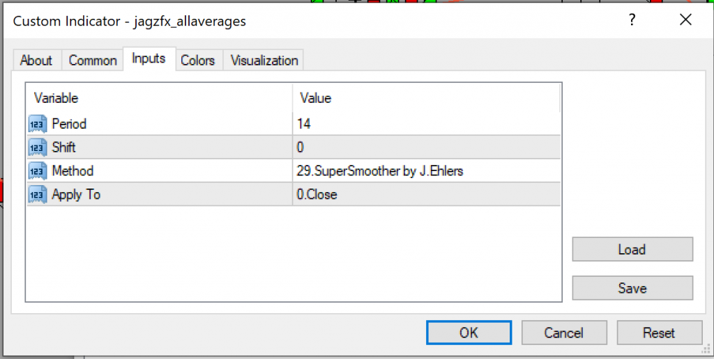 All Averages: the new simplified settings